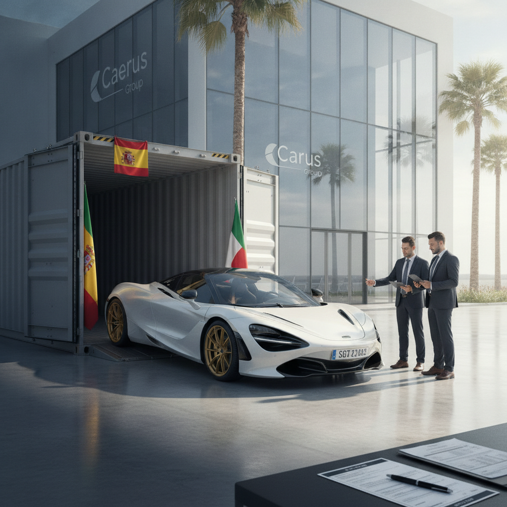 Guía definitiva para matricular coche de Dubái en España con Caerus Group