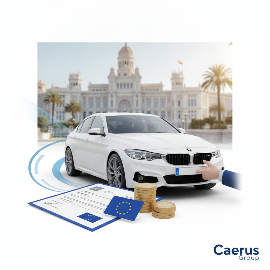 Как поставить на учет иностранный автомобиль в Испании с Caerus Group: Полное руководство