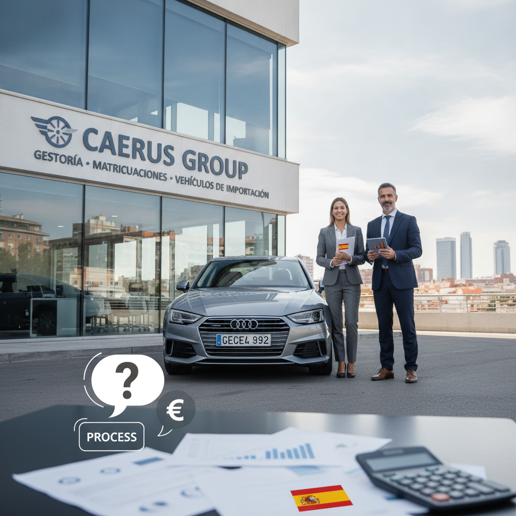 ¿Cuál es el precio de una gestoría para matricular un coche extranjero en España?